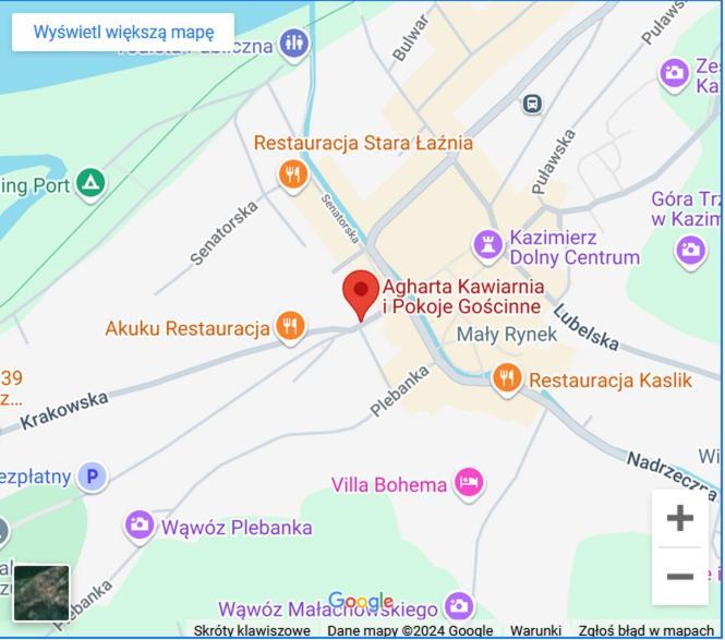 Agharta Bed & Breakfast Kazimierz Dolny Eksteriør bilde